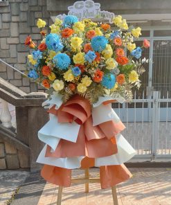 Kệ hoa chúc mừng khai trương thiết kế mới lạ độc đáo