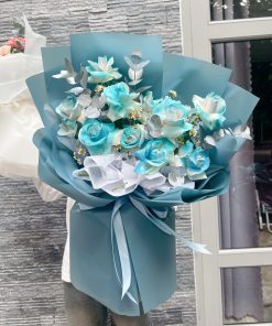 Bó Hoa Hồng Xanh Blue