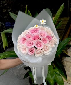 Bó hoa hồng tai thỏ ngọc